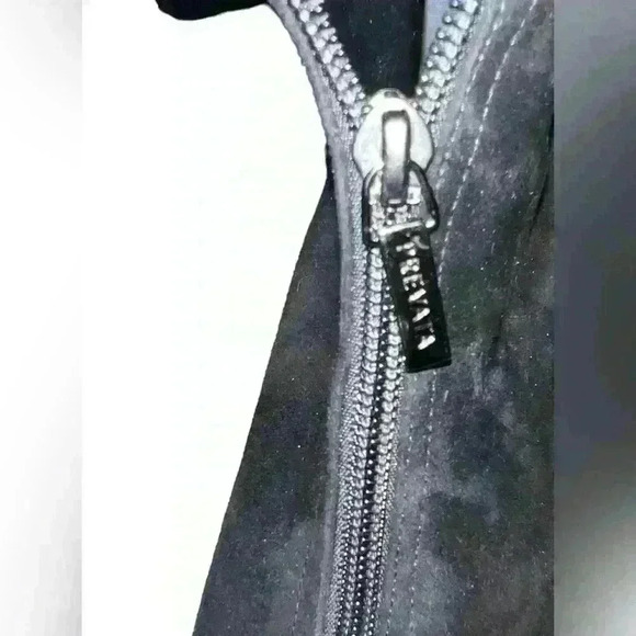 Prevata Booties Women's Size 8 Black With Leopard Design On Top Of The B… - Picture 3 of 6